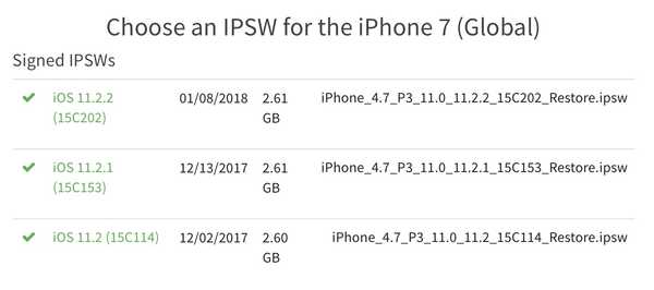 Apple inesperadamente comienza a firmar el firmware jailbreakable nuevamente [la actualización fue solo un error]